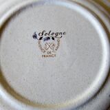 6 dessert plates from St Amand, "Sologne" model, in very good condition