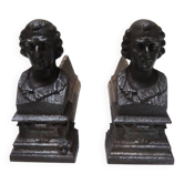 Antique cast iron fire dogs – Marianne RF