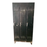 Vestiaire industriel, armoire métallique 3 portes