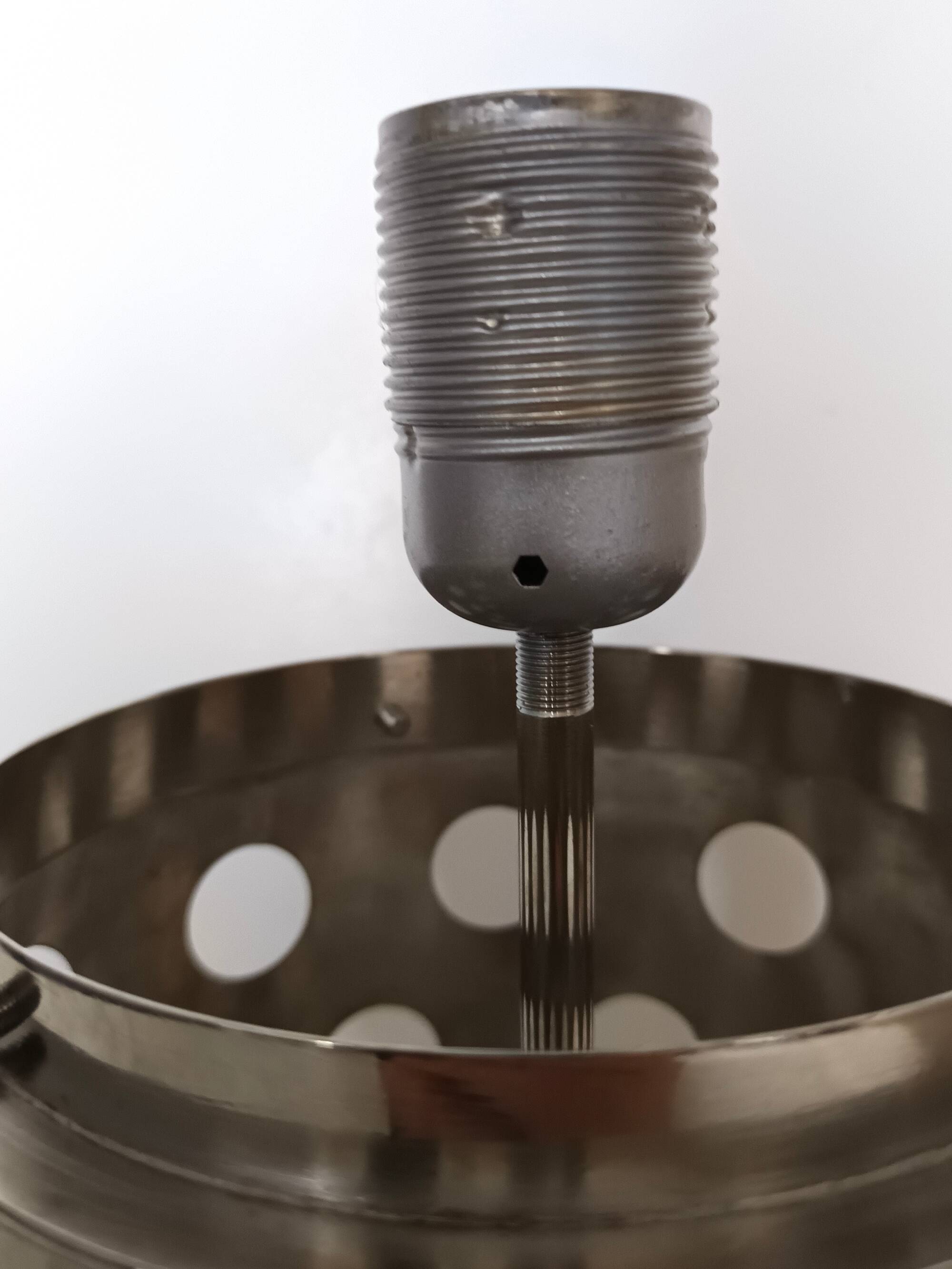 Lampe de Bureau en Verre Murano Marron par Sabattini et Diaz de Santillana pour VeArt