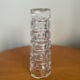Vintage glass crystal vase 1950
