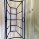 Magazine holders folk art in black metal