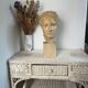 Plaster bust