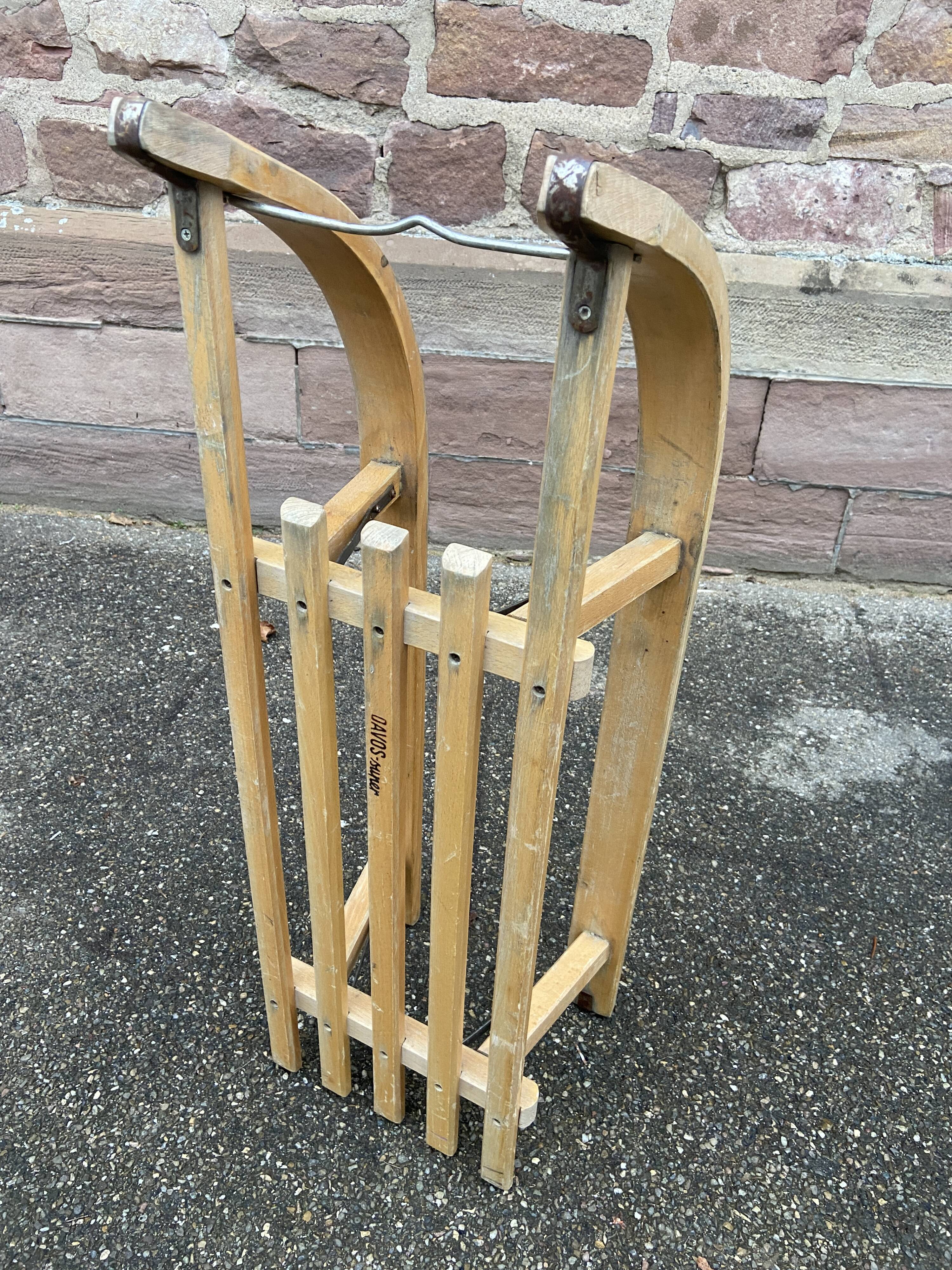 Sled old alsace davos