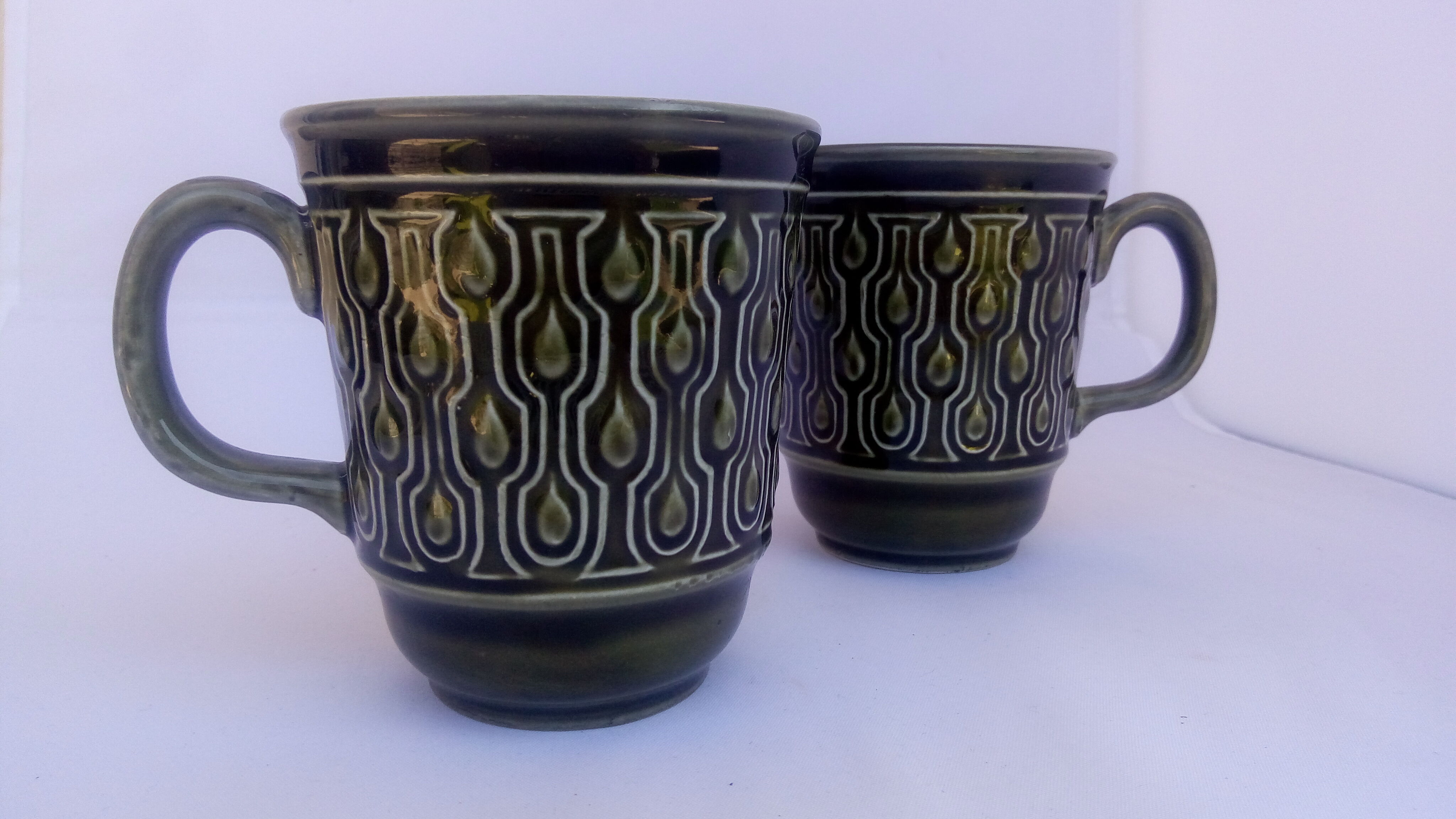 Lot de 2 tasses anglaises vintage