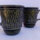 Lot de 2 tasses anglaises vintage