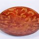Asian Plate in Lacquered Wood, China, 1920s