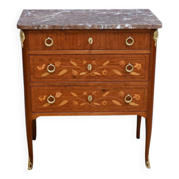 Petite Commode en Acajou Blond – Début XXe