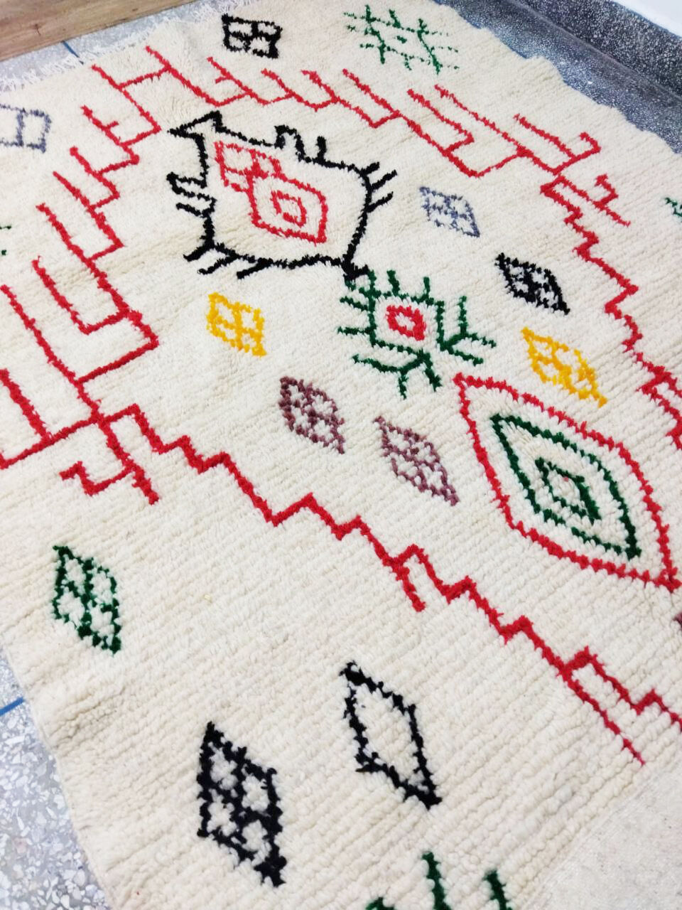 Moroccan berber carpet 246x150cm