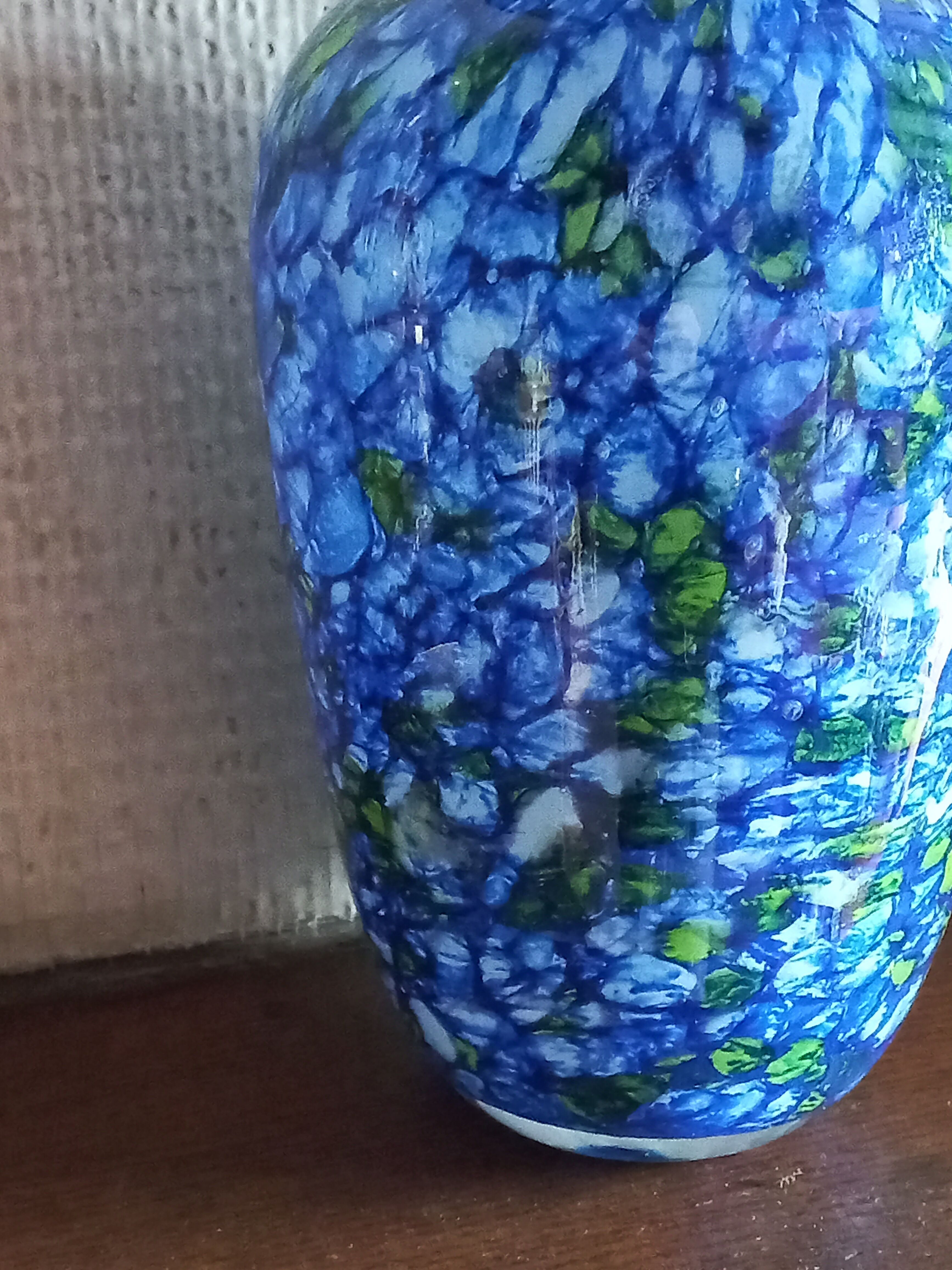 Murano blown glass vase