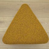 Mustard footstool, Danish design, 1990s, production: Denmark