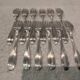 12 silver-plated cake forks, goldsmith Boulenger art deco