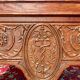 Pair of oak beds style Louis XV /Louis XVI
