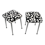 Stool with chrome legs