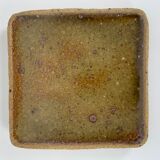 Lot of 5 square plates gres pyrite Pierre Digan La Borne