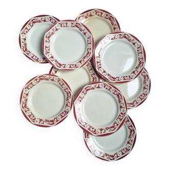 Digoin Sarreguemines Bellecour dinner plates