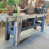 Etabli de menuisier ancien