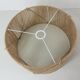 Abat-jour cylindre fabriqué en corde de jute n°2
