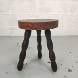 Tripod oak stool