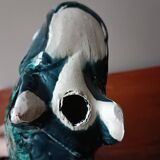 Fish in Vallauris barbotine