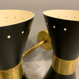 Wall lamps in the style of Italian creations of the 50s