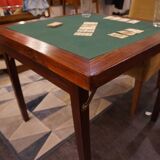 Table de jeu de bridge pliante années 60
