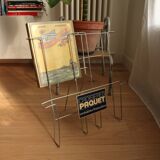 Présentoir en métal publicitaire