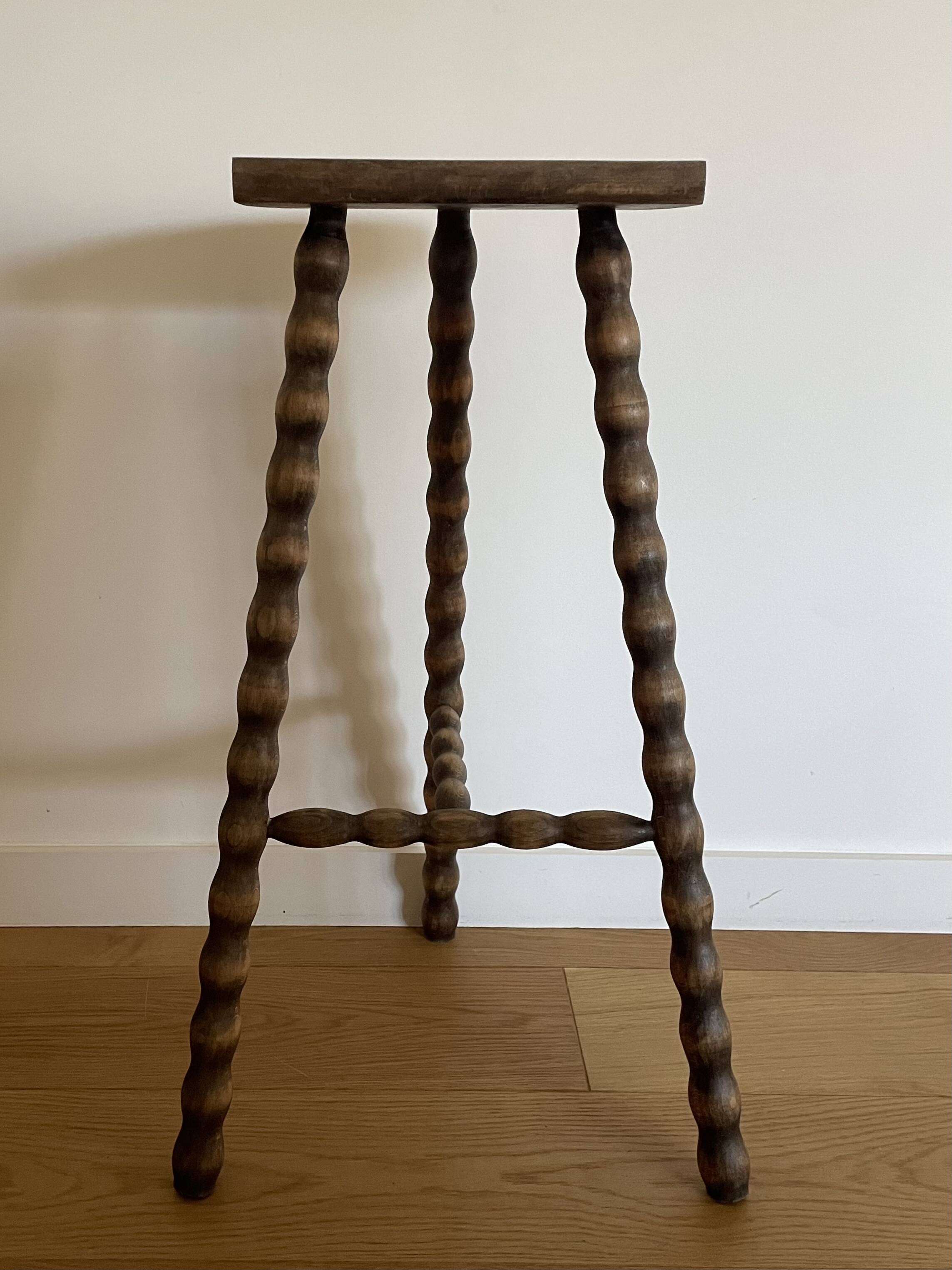 High tripod stool