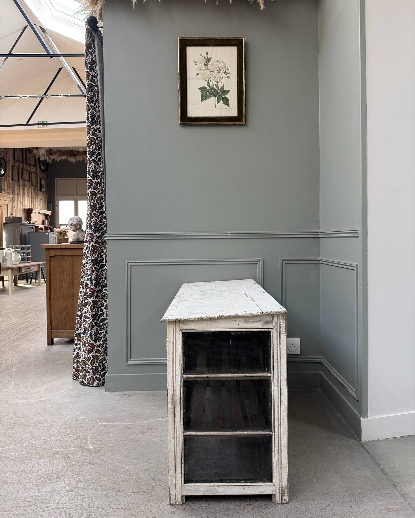 Patinated (renovated) pantry.