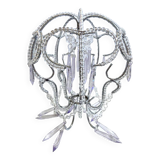 Lampshade hat chandelier pendant ceiling light decorative lamp with pearls and tassels