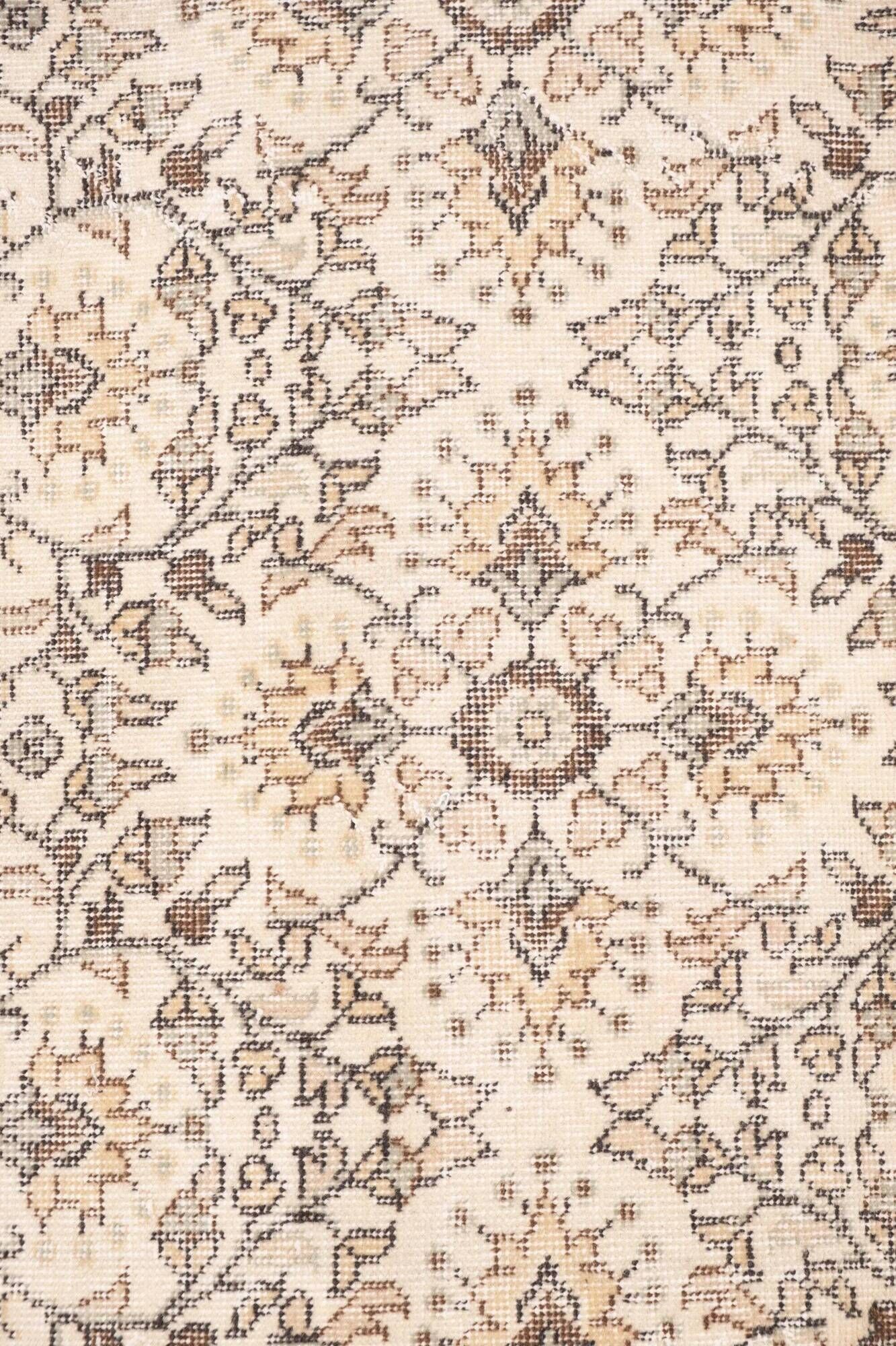 Vintage Turkish Oushak rug 201x326 cm