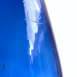 Blue blown glass vase