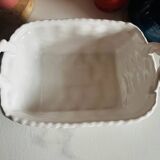 White ceramic basket