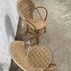 Chestnut armchairs (pair)