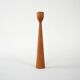 Teak candlestick, Danish design, 1970s, made in Denmark