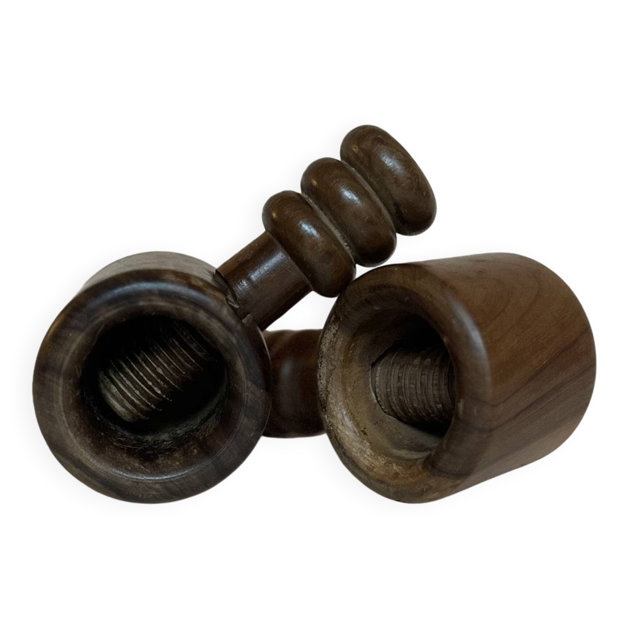 Pair of wooden nutcrackers