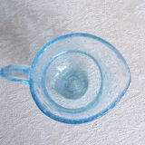 Bulled glass pitcher