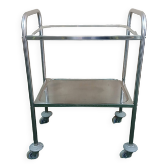 desserte vintage en acier chirurgical