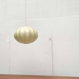 Modern mid-century Cocoon pendant lamp by Friedel Wauer for Goldkant Leuchten, Germany, 1960s.