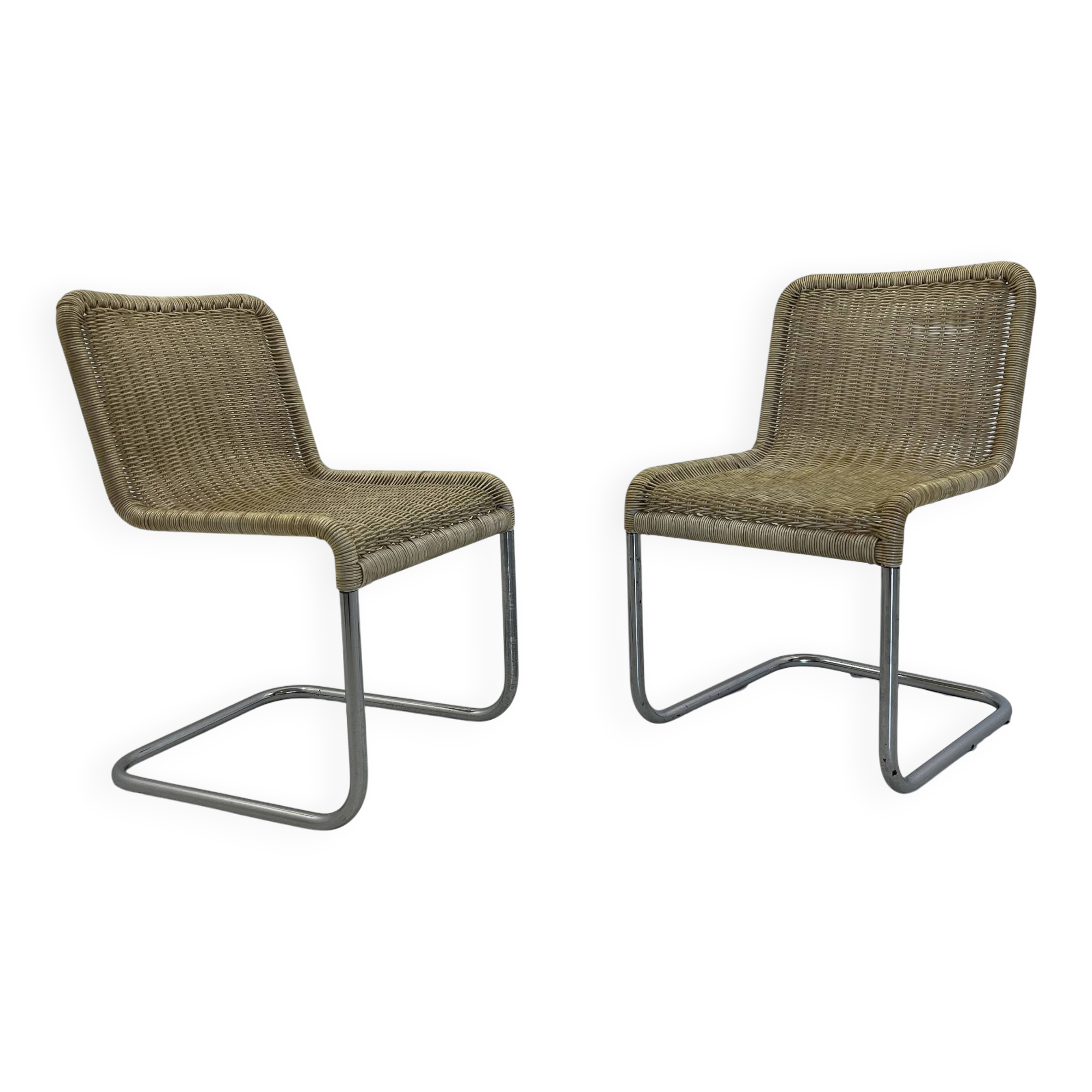 Set of Chairs by A. Lorenz for Tecta, Germany, 1970s
