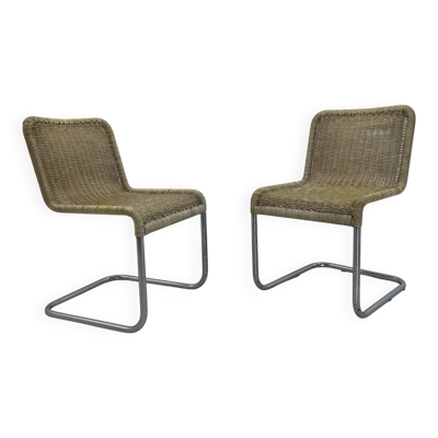 Ensemble de chaises par A. Lorenz pour Tecta, Allemagne, années 1970