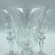 4 verres en cristal ciselés. Berlin Kusak Cut Glass Works.