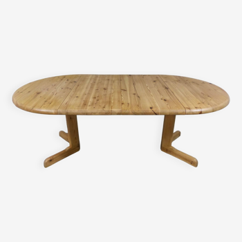 Rainer Daumiller extendable dining table for Hirtshals Sawaerk Denmark 1970’s