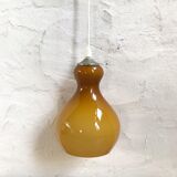 Vintage amber pendant lamp