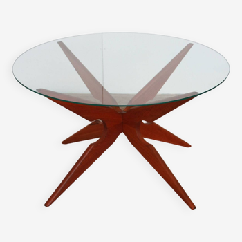 Table Basse Spider en Teck par Vladimir Kagan pour Sika Mobler - Danemark