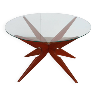 Table Basse Spider en Teck par Vladimir Kagan pour Sika Mobler - Danemark