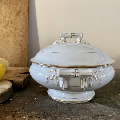 Porcelain soup bowl Alfred Hache & Cie