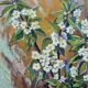 Mid 20th Century "Flower Jar" Swedish Modernist Still Life Oil Painting, Framed