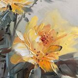 HST painting "Bouquet of wild flowers" signed 20th century