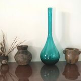 Large blown glass bottle